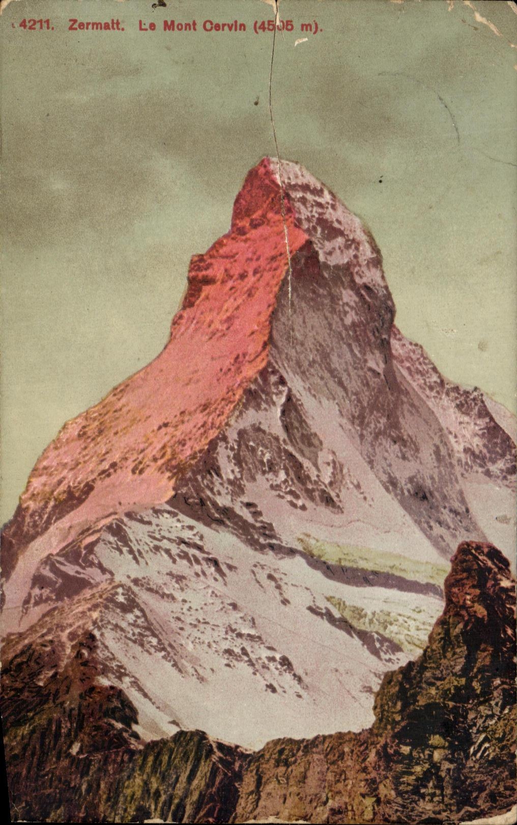 CPA Zermalt Le Mont Carvin