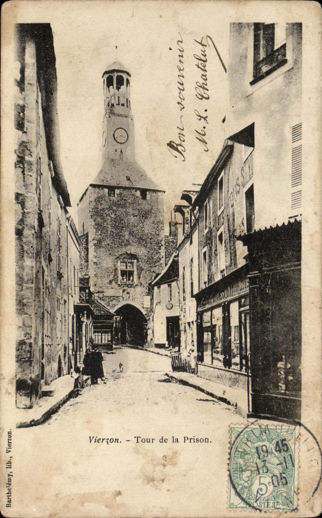 CPA Vierzon Tower of the Prison