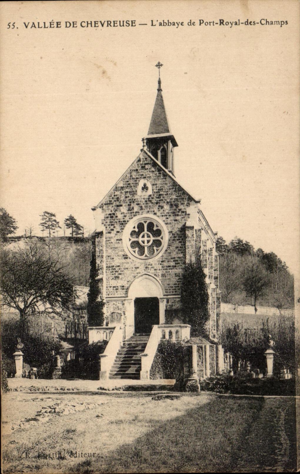 CPA Vallee de Chevreuse Royal the Port abbey of the Fields