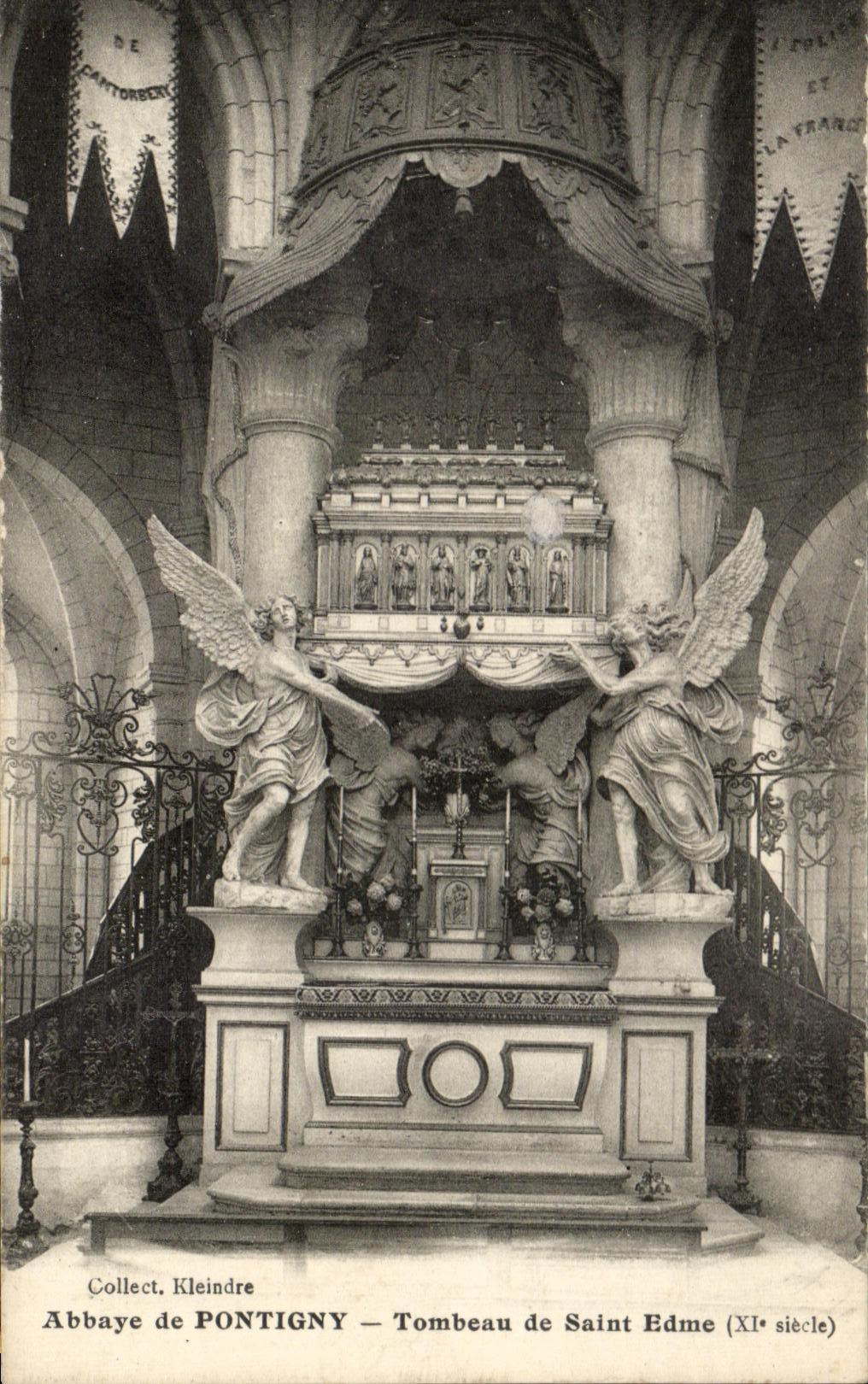 CPA Abbey of Pontigny Tomb of Saint Edme