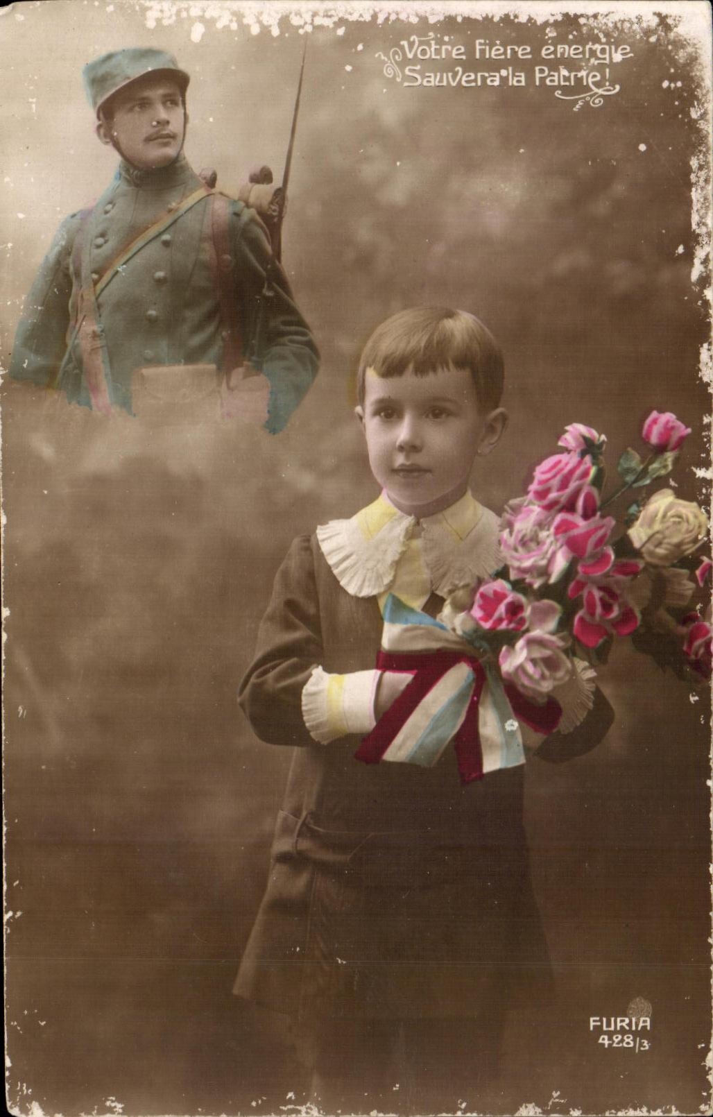 CPA Militaria Child