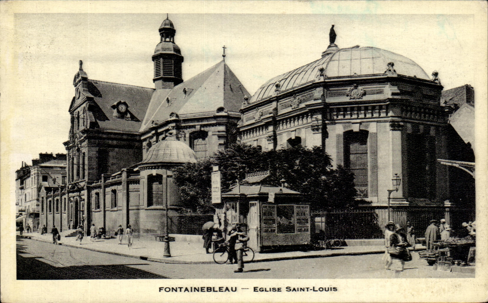 CPA Fontainebleau Church Saint Louis
