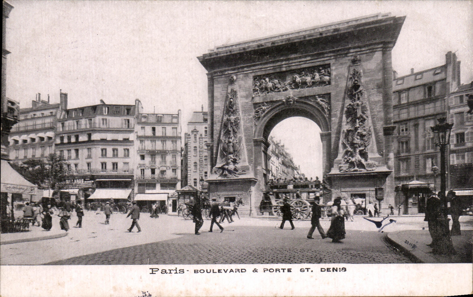CPA Paris Boulevard Gate St Denis