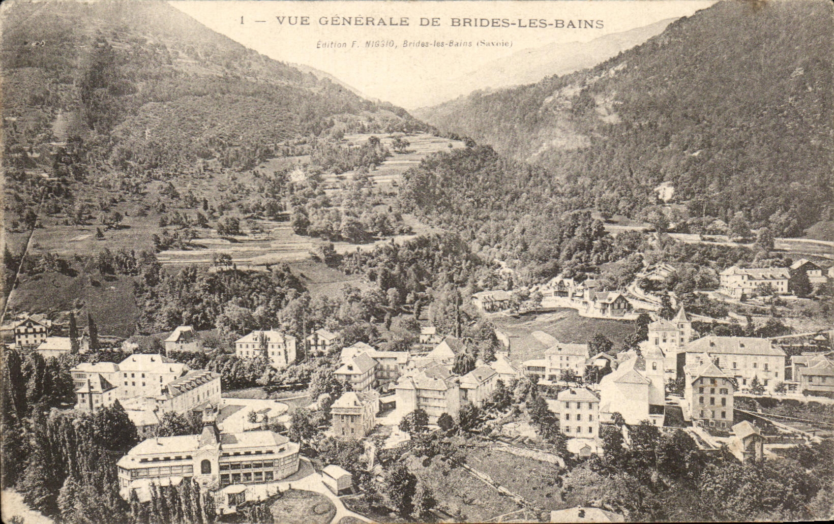CPA Vue Generale De Brides Les Bains