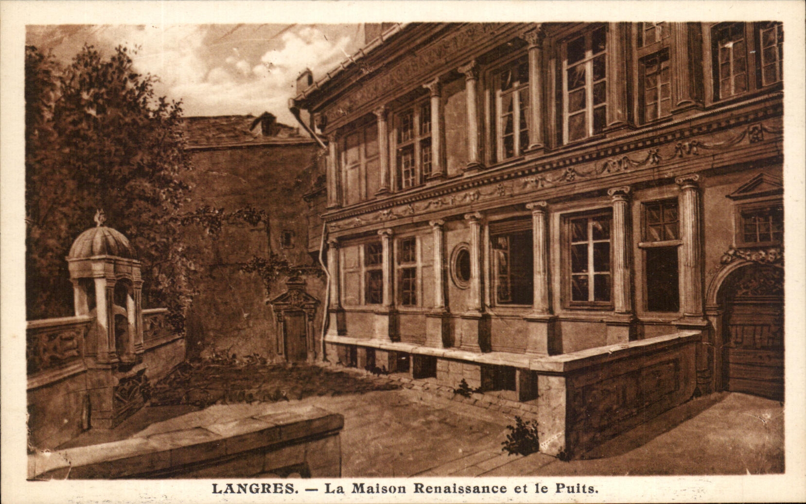 CPA Langres La House Renaissance and the Well