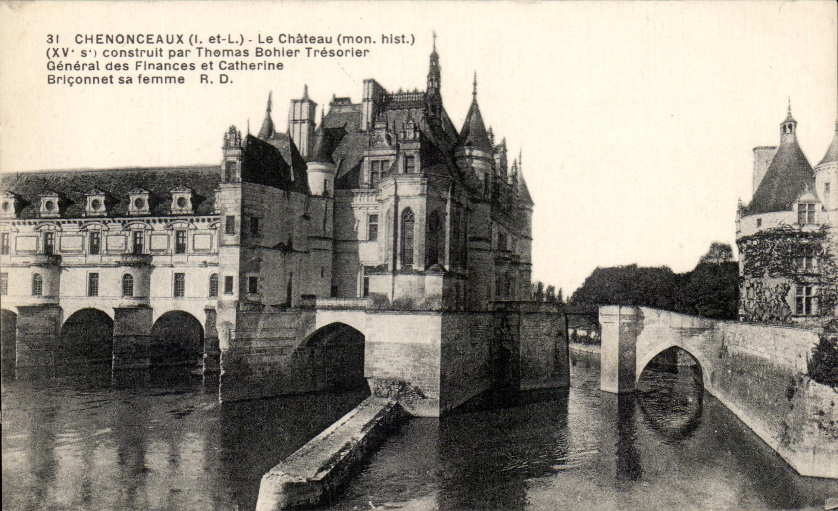 CPA Chenonceaux el tesorero de Thomas Bohier del castillo