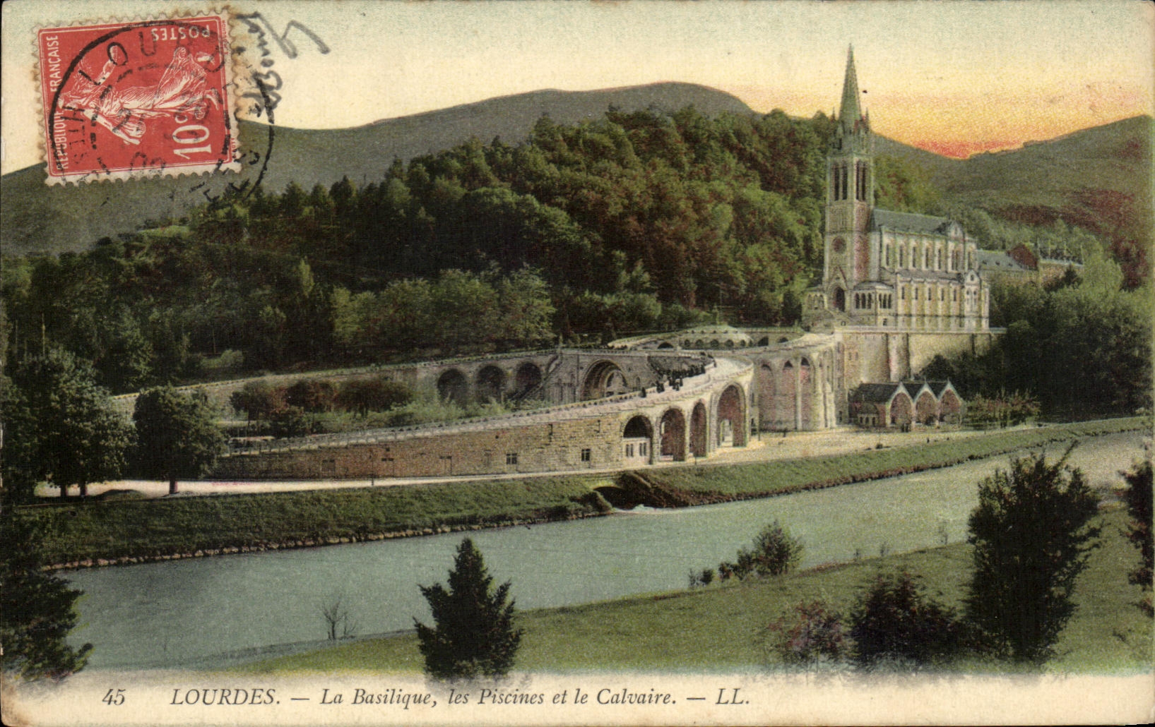 CPA Lourdes La Basilica Swimming pools and the Martyrdom