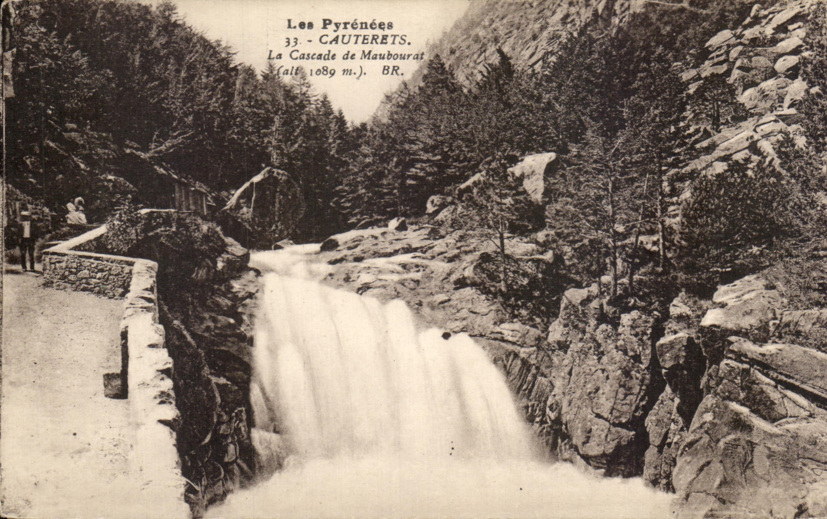 CPA CAuterets La Cascade de Maubourat