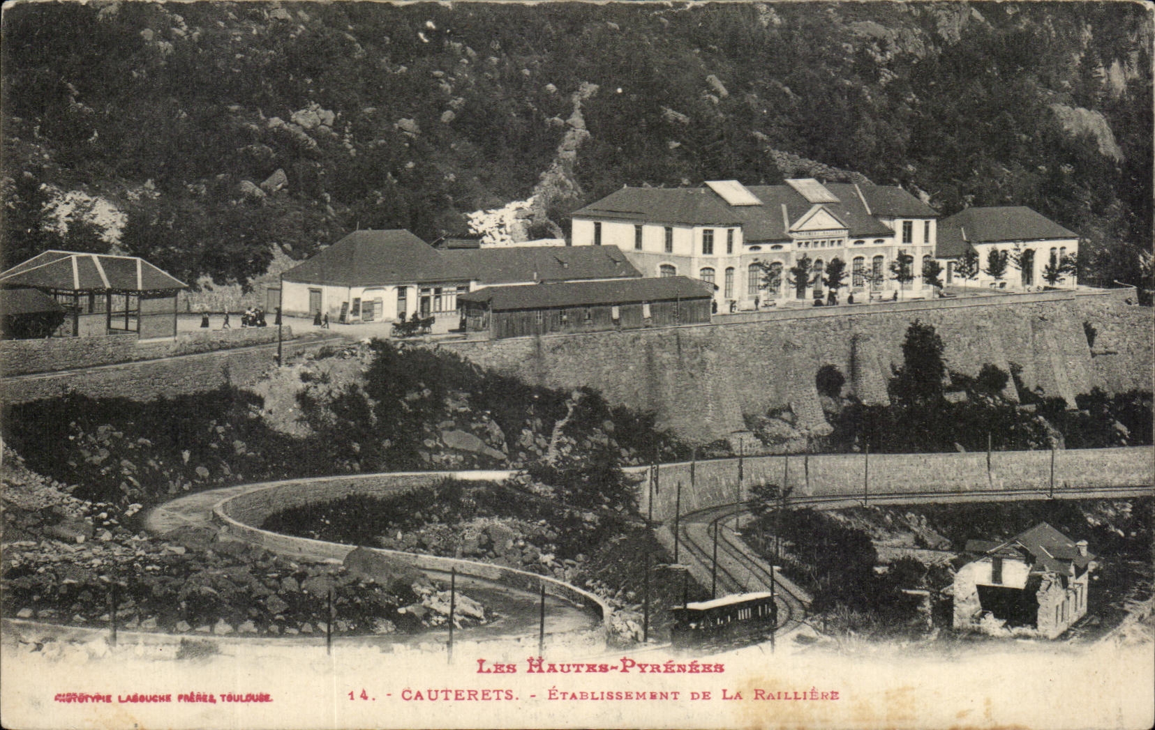 CPA Les Pyrenees Cauterets Etablissement de la Raillere