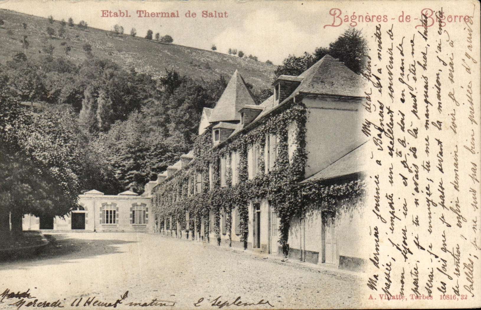 CPA Thermal Etabl of Hello Bagneres de Bigorre