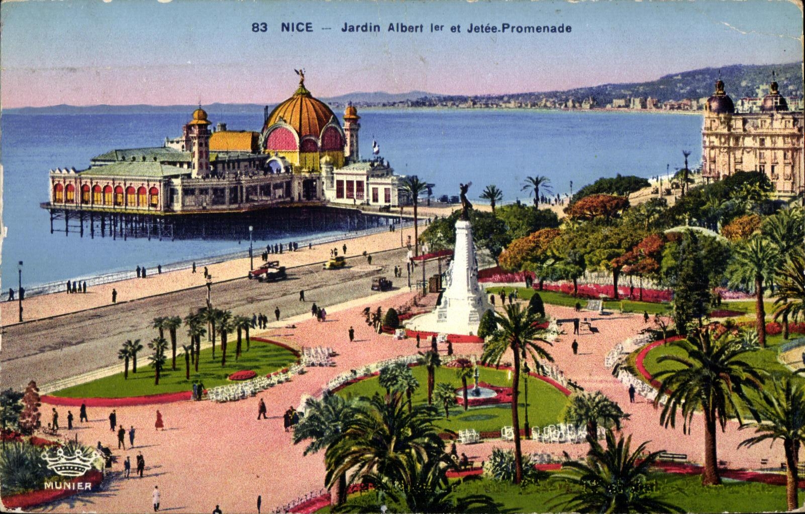 CPA Nice Jardin Albert 1er Et Jetee Promenade