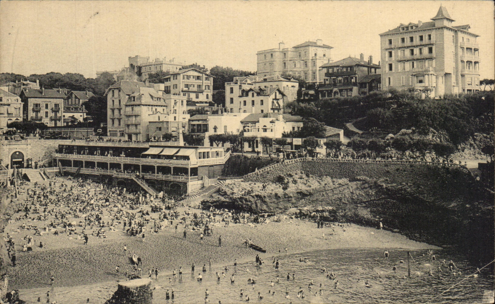 CPA Biarritz Villas Et Hotels Du Port Vieux Villas