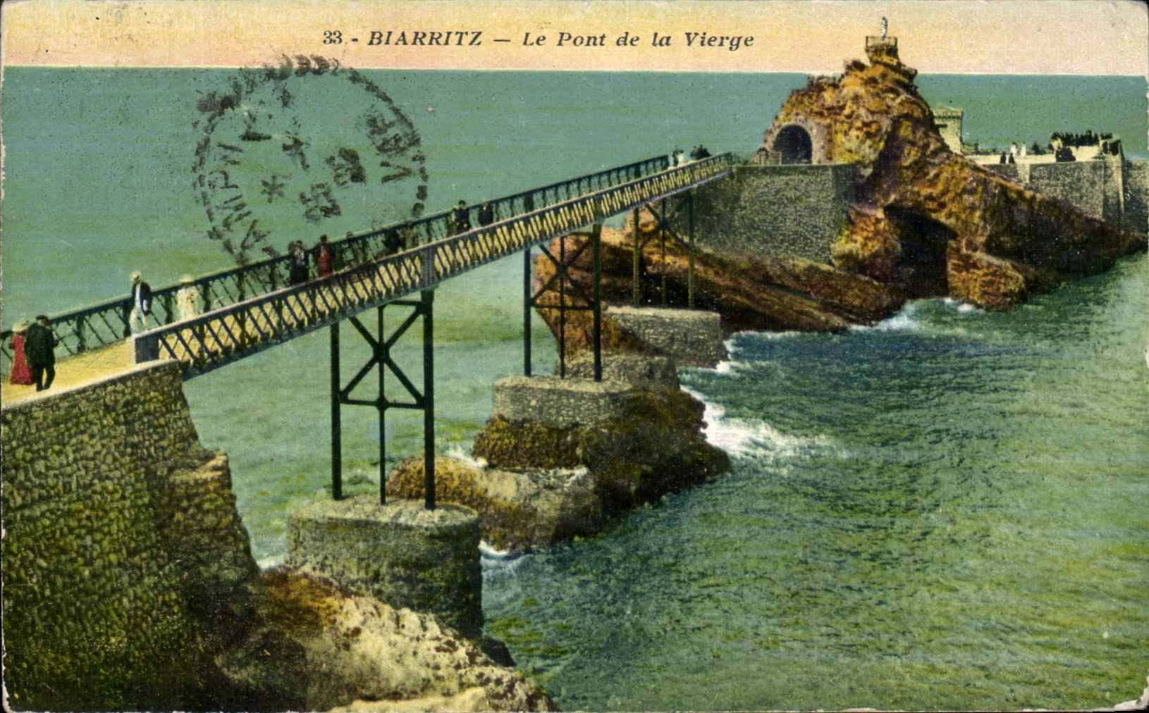 CPA Biarritz Le Pont de la Vierege