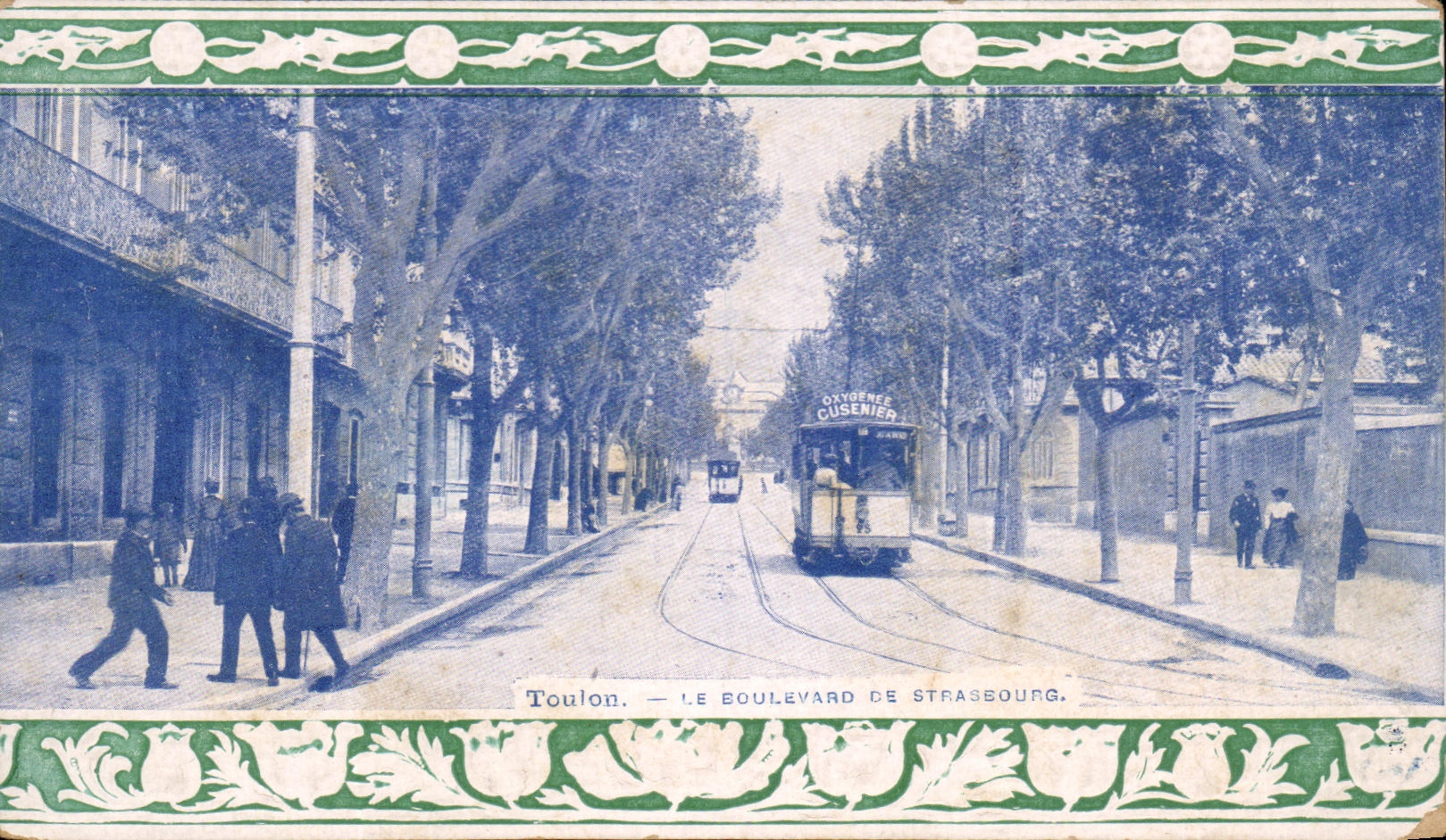 CPA Toulon the Boulevard of Strasbourg