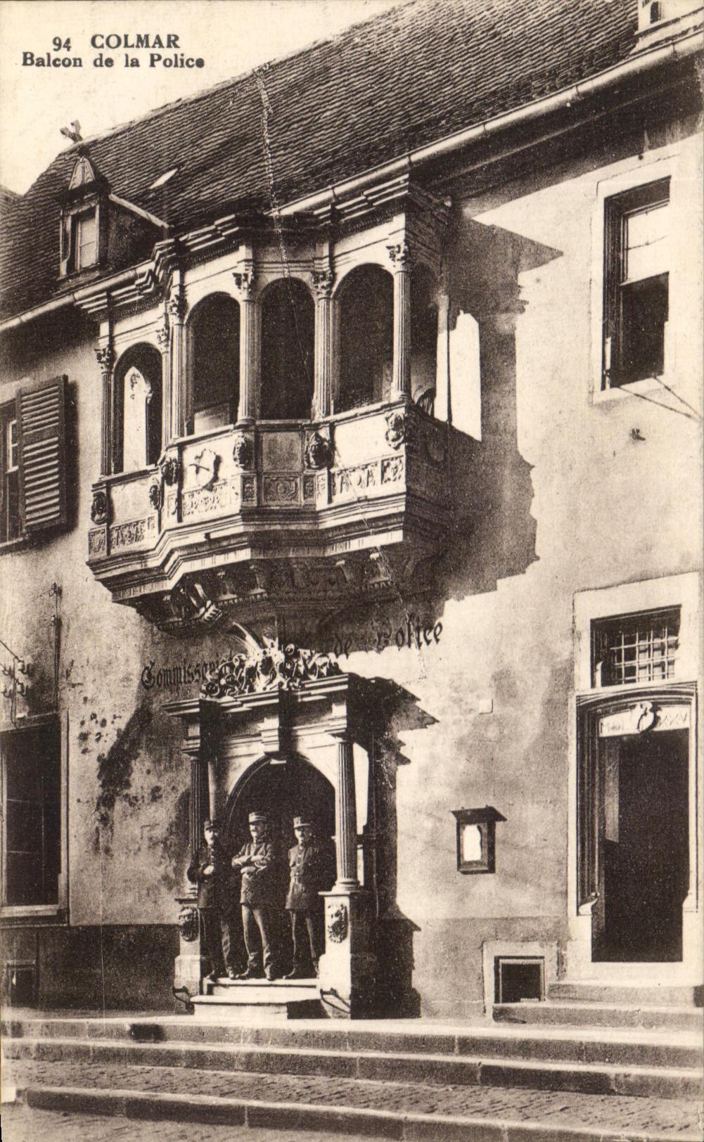 Balcon de CPA Colmar de la fuerza de policia