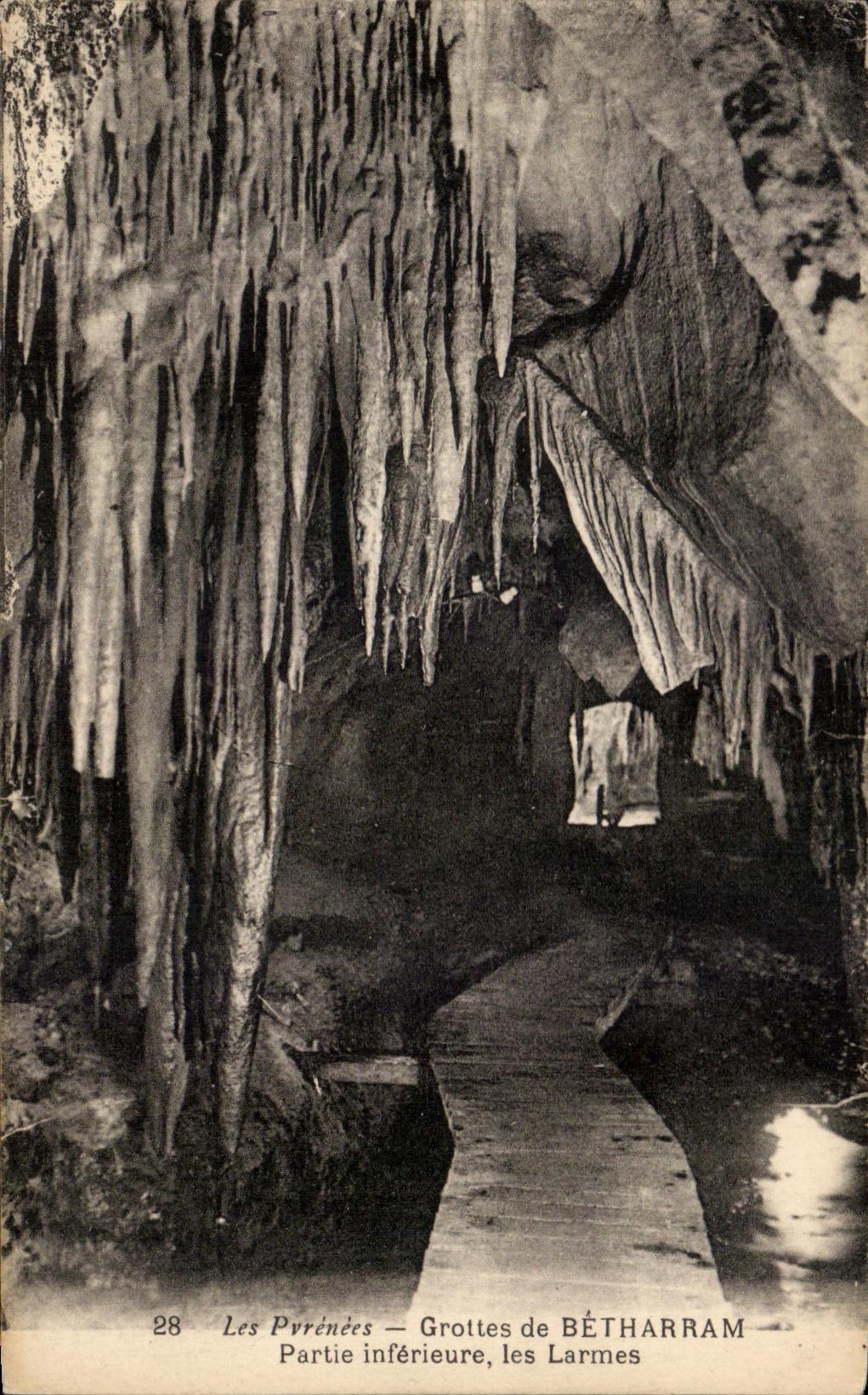 CPA the Pyrenees Caves De Betharram Lower part Tears