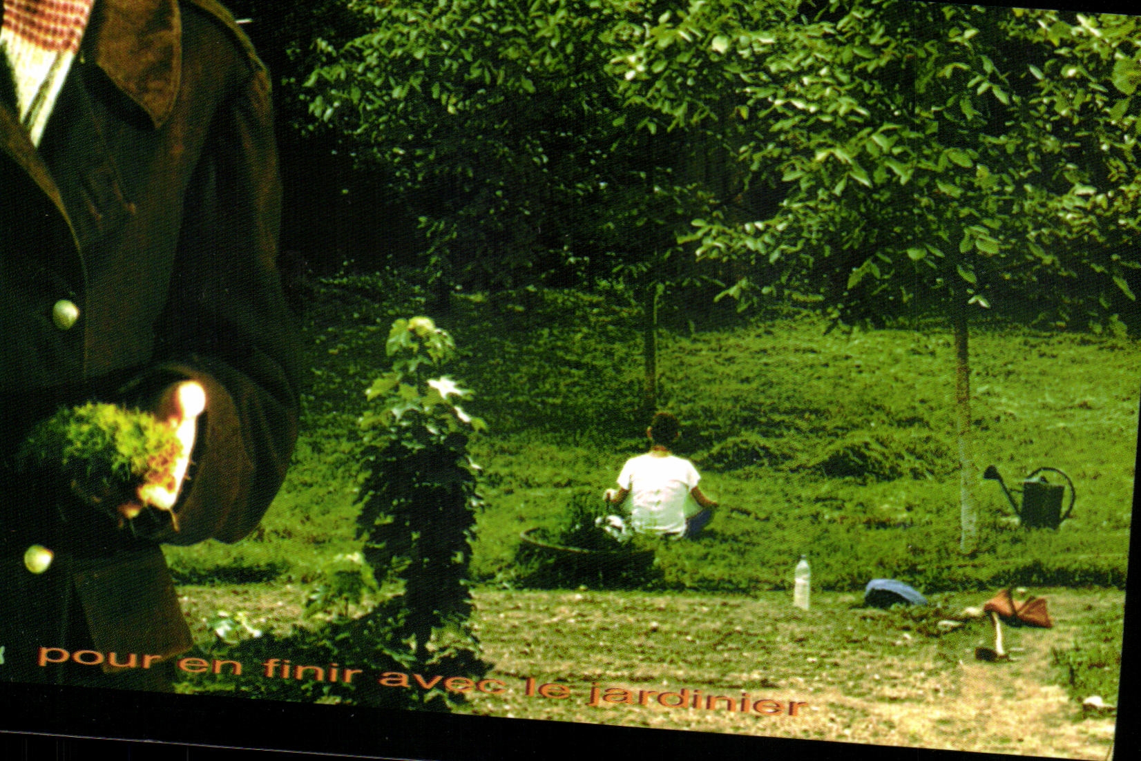 TARJETA MODERNA para acabar alguno con el jardinero