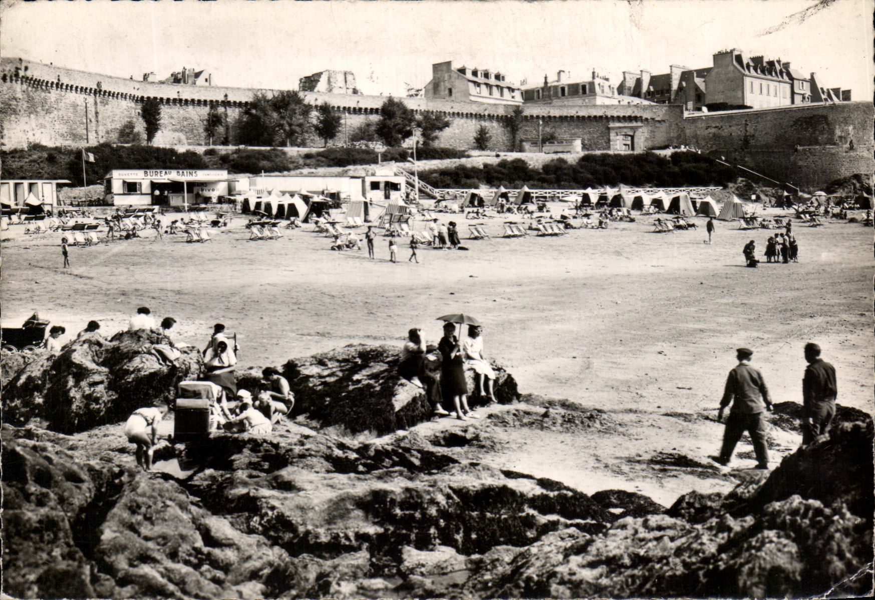 Playa y paredes del La de Malo del santo de CPSM
