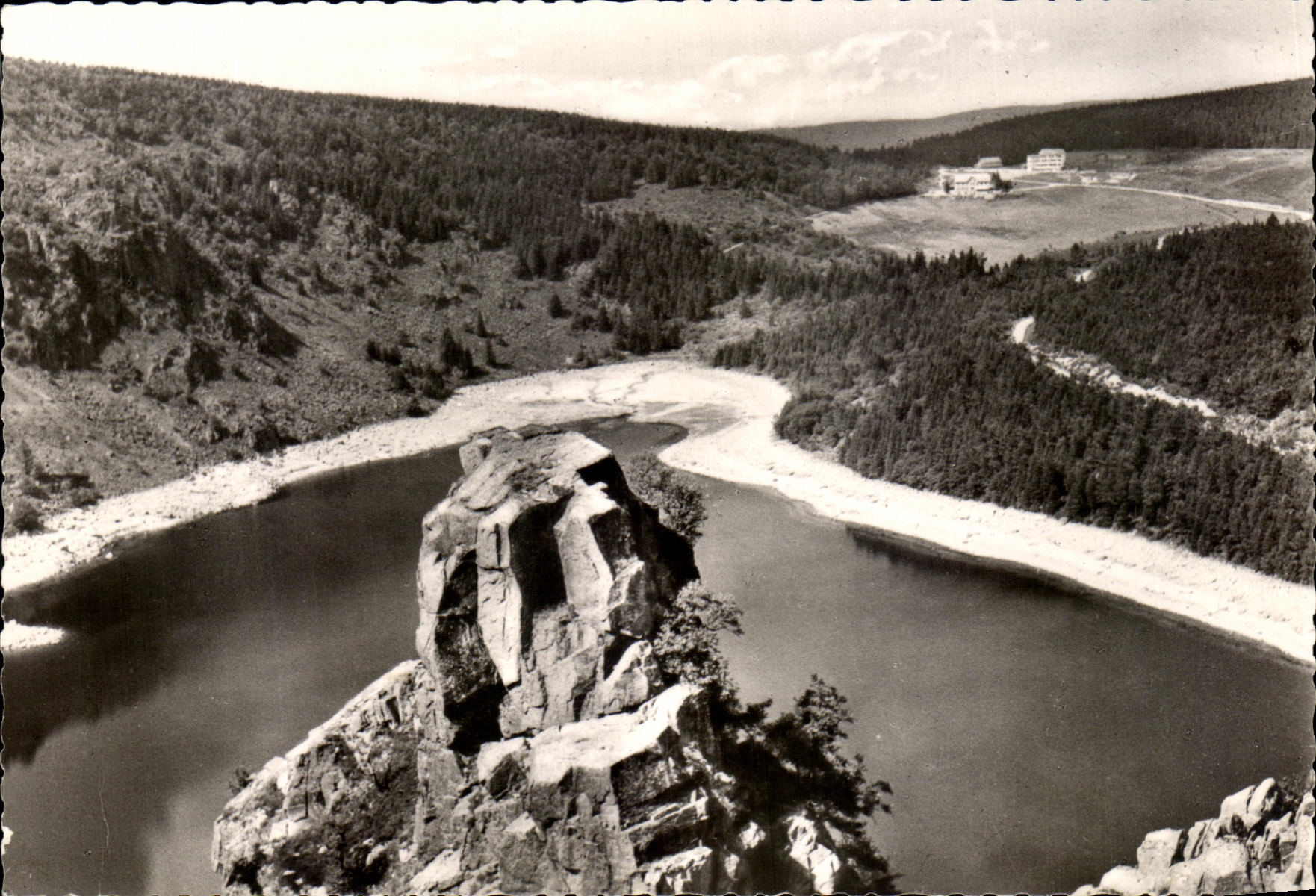 MODERN CARD the high Vosges the White Lake