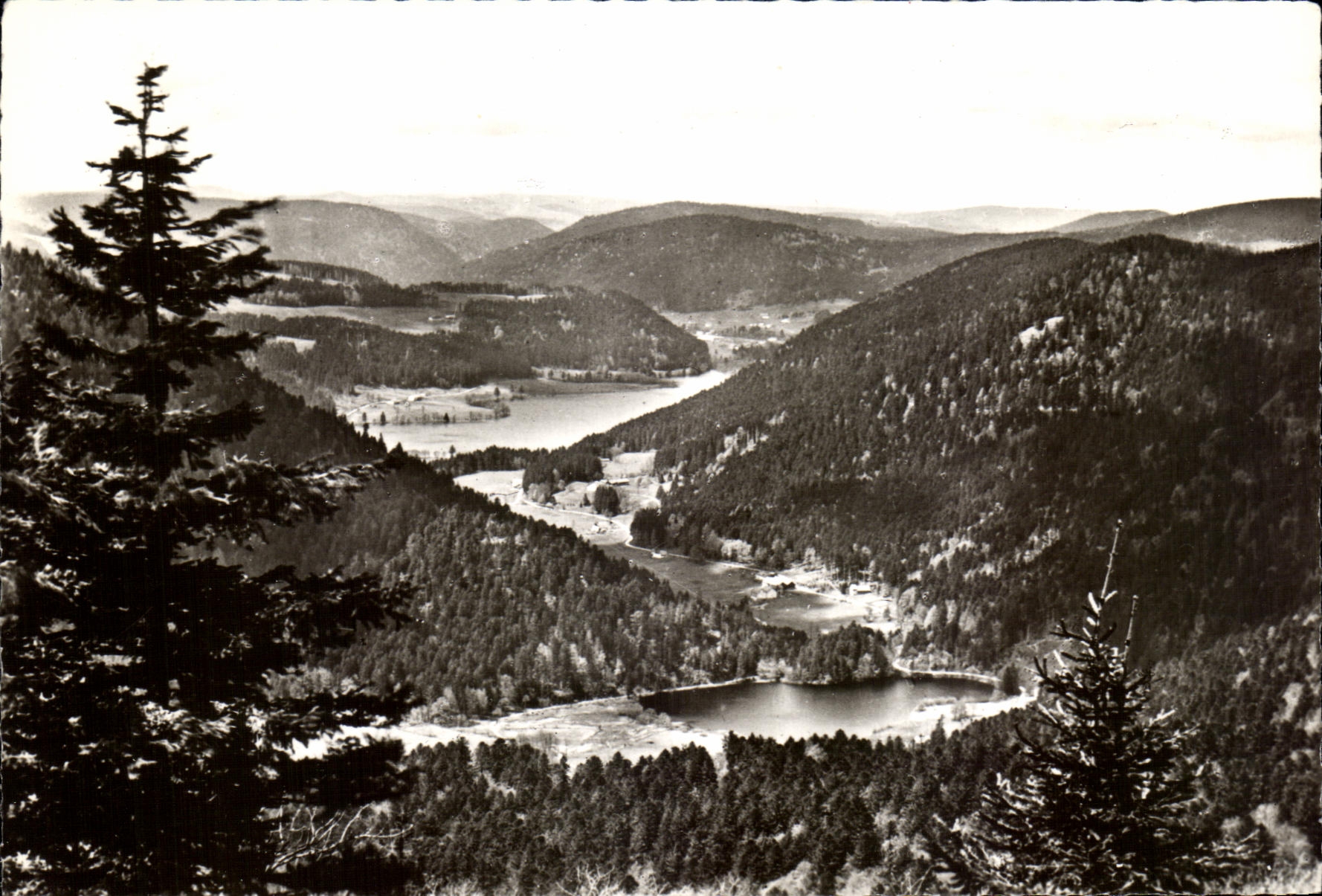 MODERN CARD the Vosges Pittoresques La Valley of the Lakes Retournemer and Longemer