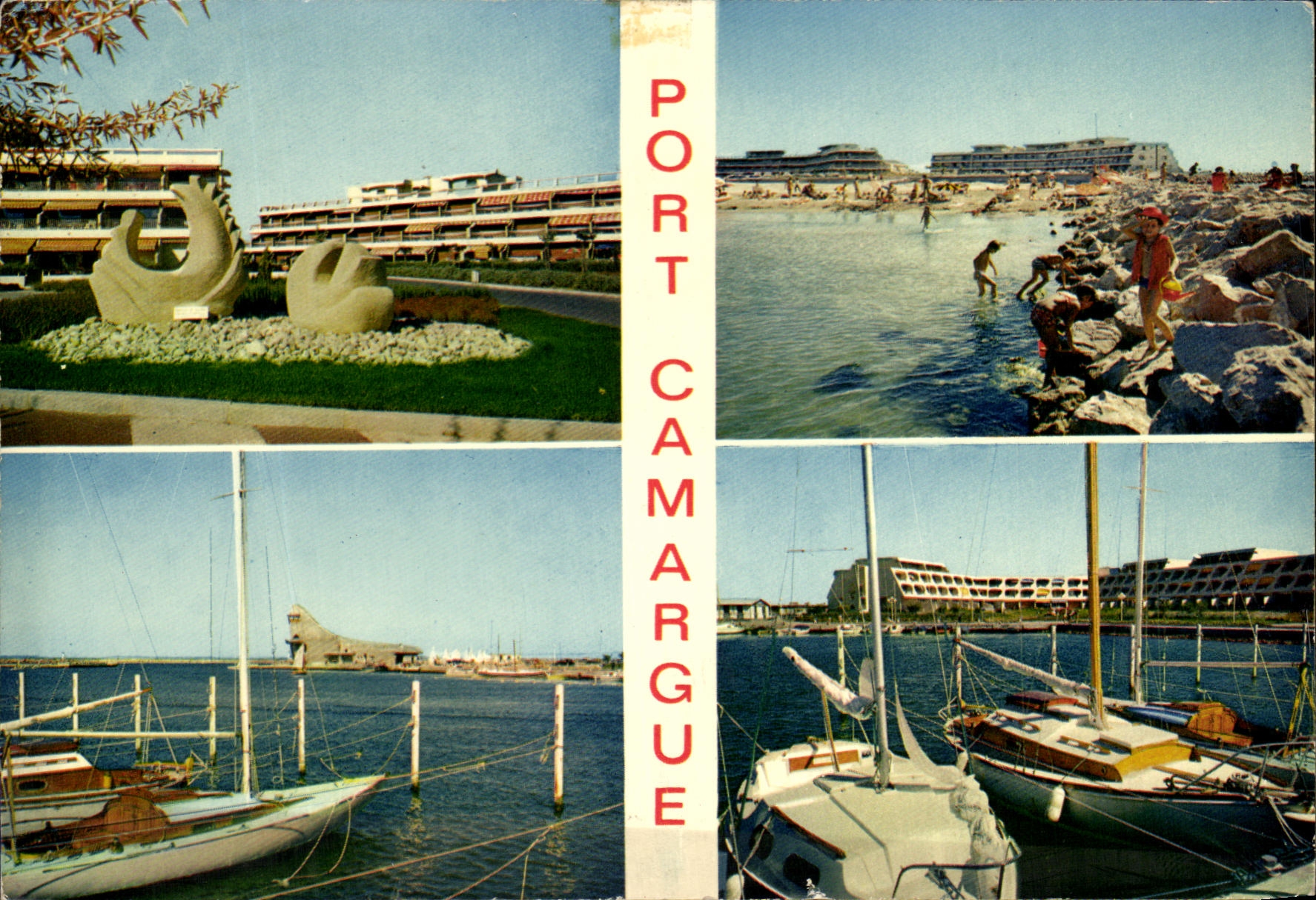 CPSM Port the Camargue Souvenir of Camargue Port