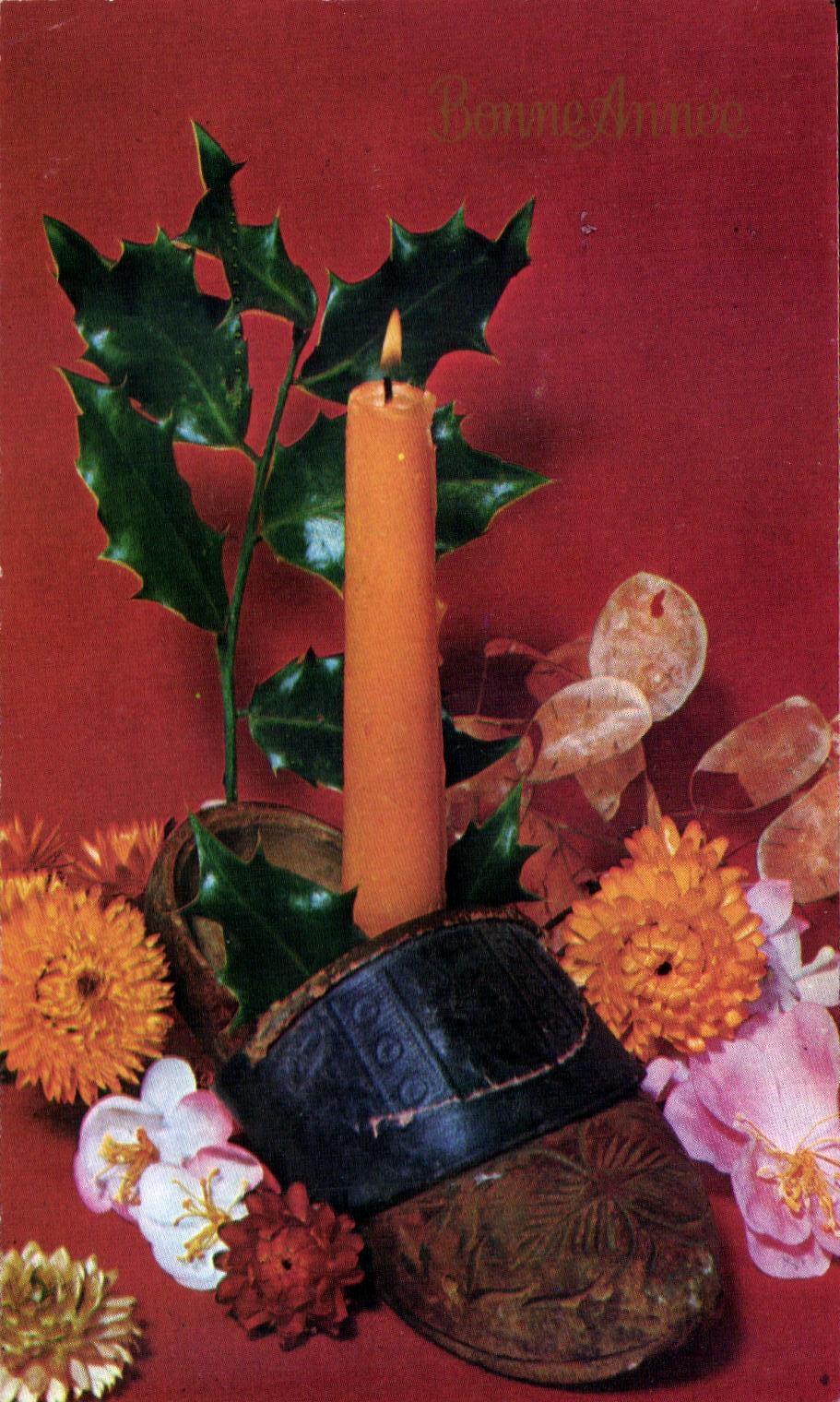 CPA Fantaisie Bonne annee Sabot 