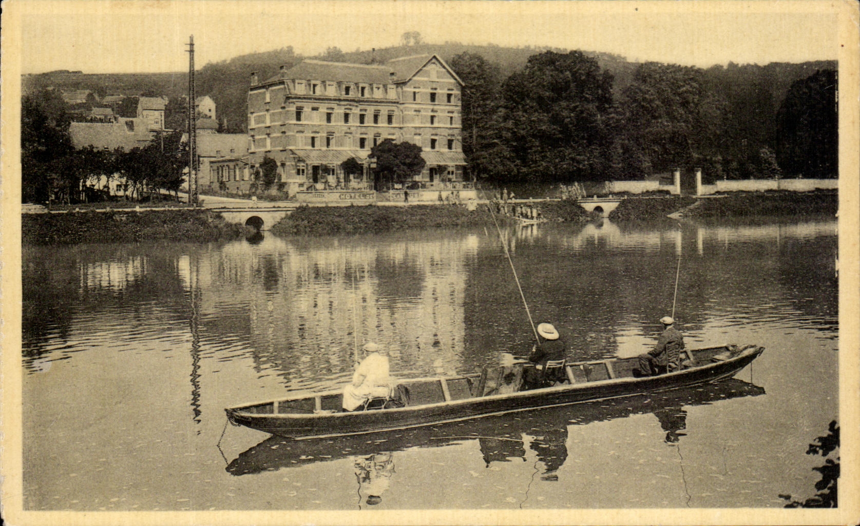 CPA Waulsort Hotel Of the Meuse Brussels Sinners