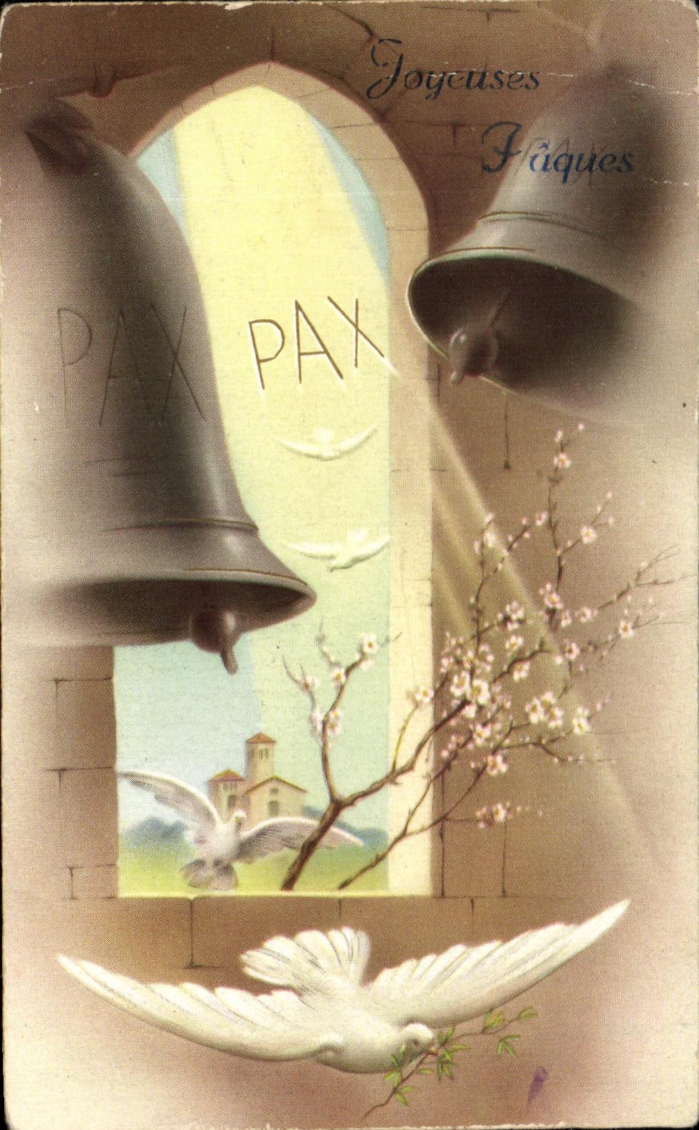 CPA Paques Colombe