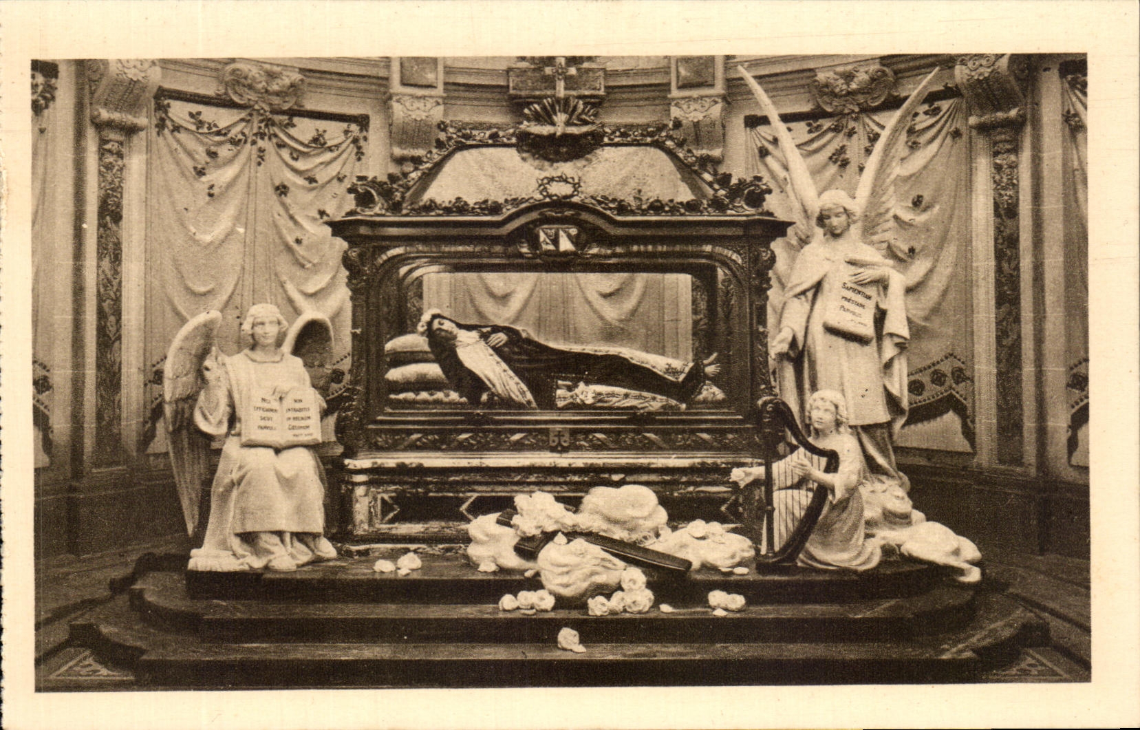 CPA Classifies Sainte Therese of the Jesus Child the Angels of Marhre Preconisent the Way of Enfantcs