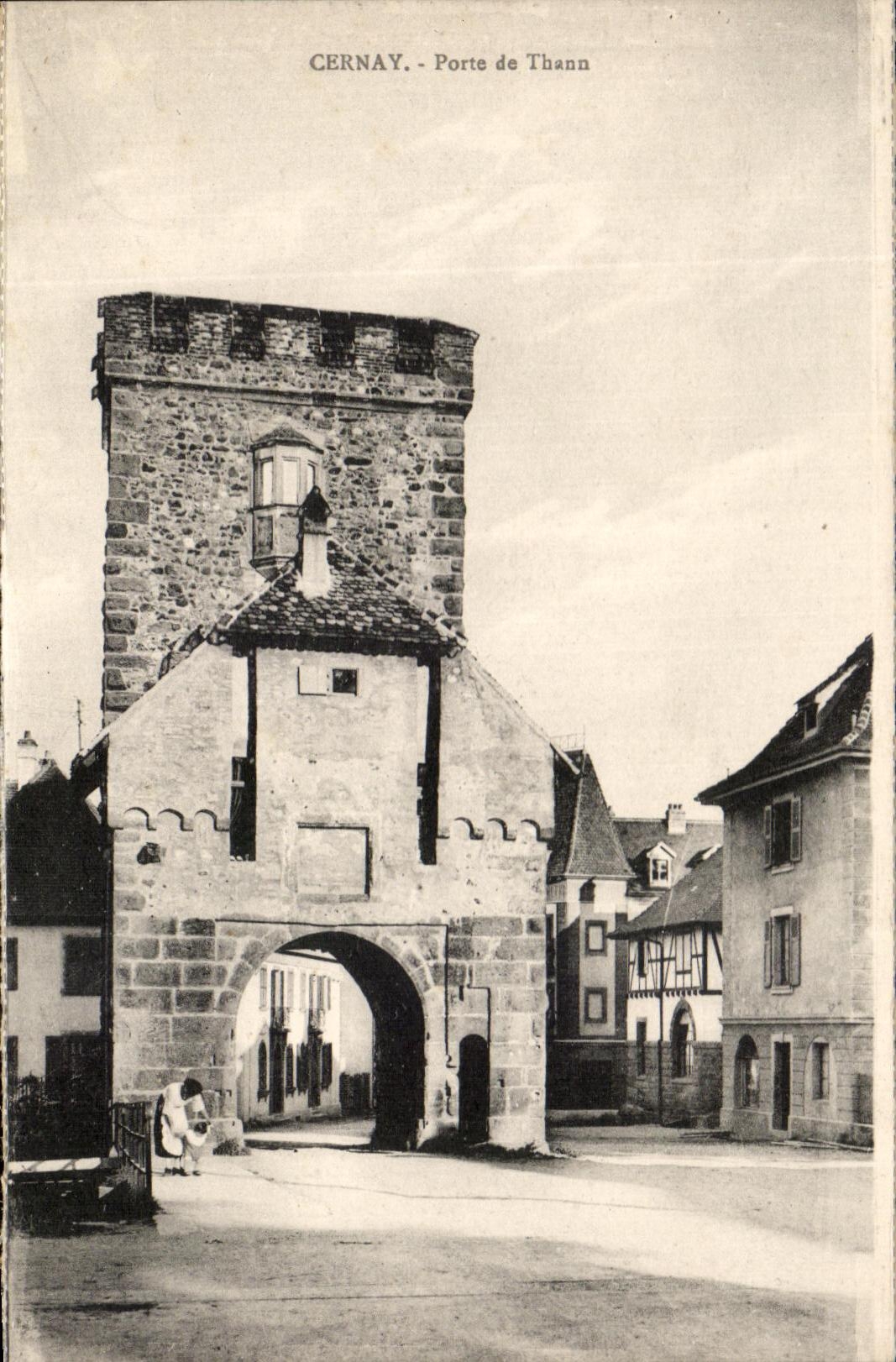 CPA Cernay Gate of Thann
