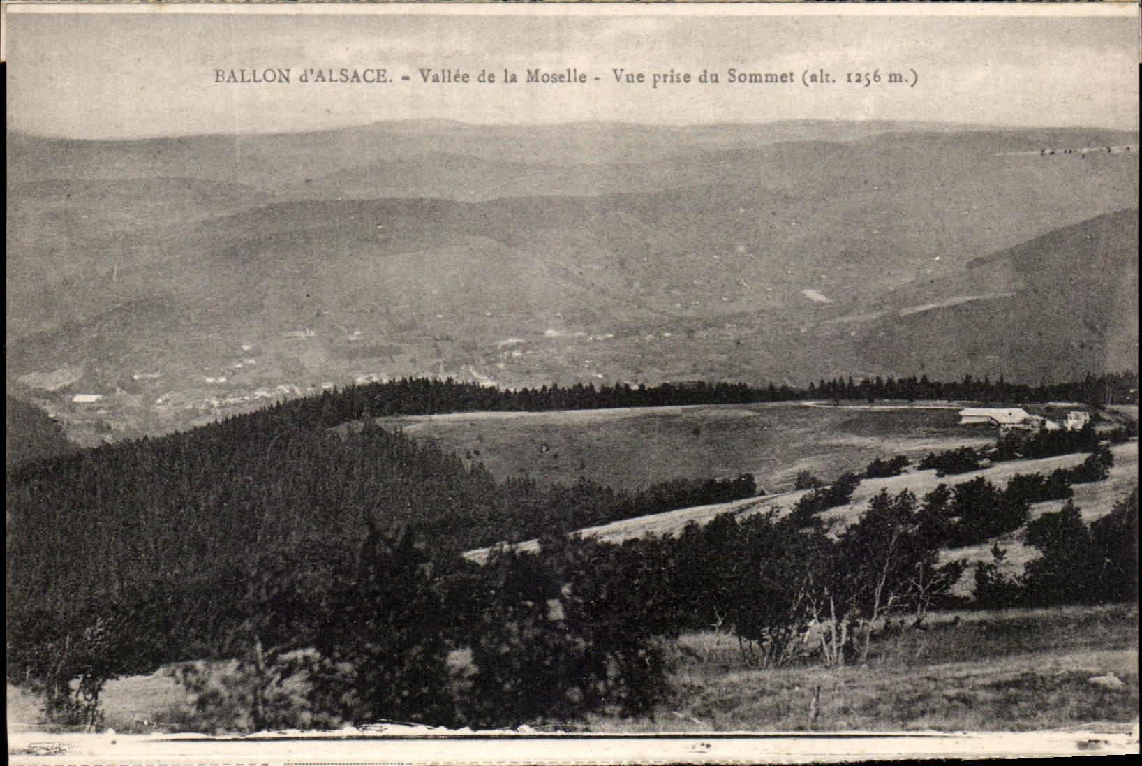 CPA Balloon of Alsace Valley of the Moselle Seen from of the Summit