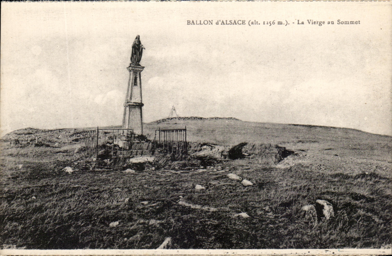 CPA Virgin Balloon of Alsace La at the Top