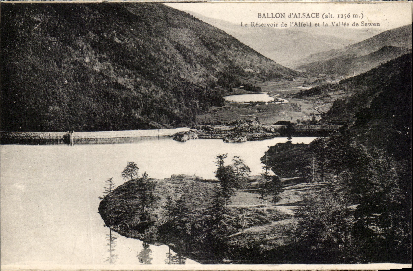 CPA Balloon of Alsace the Tank of Alfeld and the Valley of Sewen