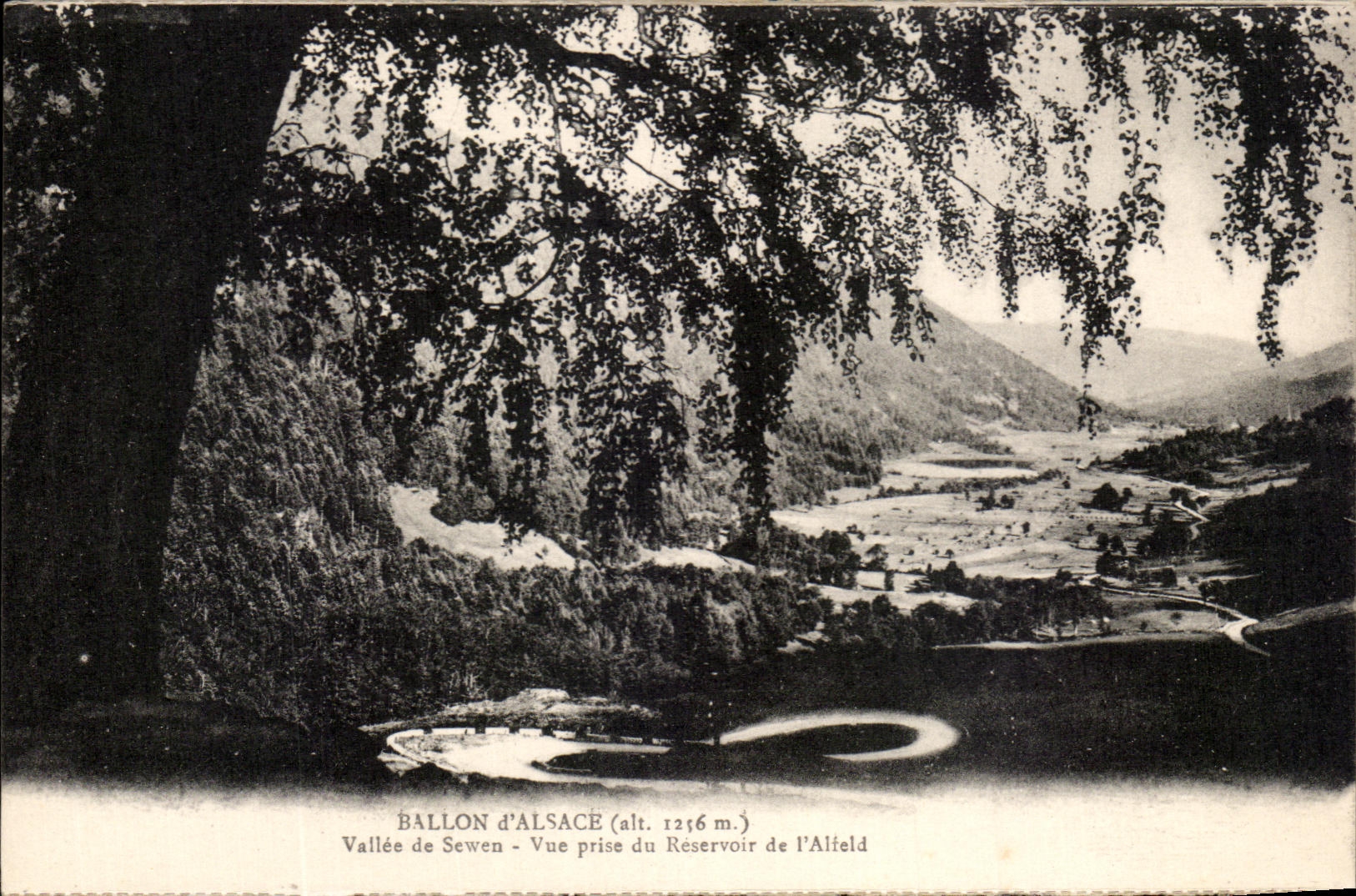 CPA Balloon of Alsace Valley of Sewen Seen from of the Tank of Alfeld