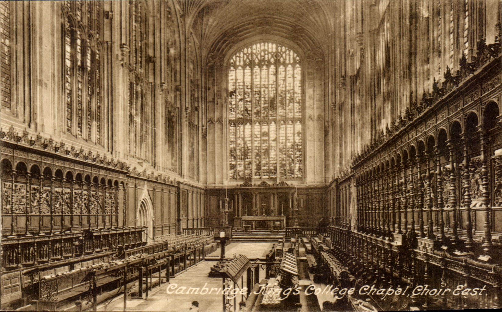 CPA Cambridge King' S College Chapel Choir East