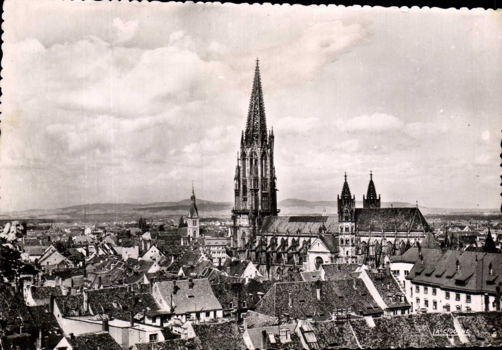 CPA Fribourg Vue Prise du Schlossberg