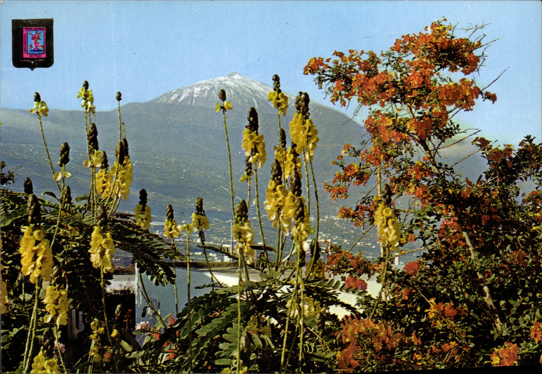 MODERN CARD Tenerife And Teide Chair and coloride
