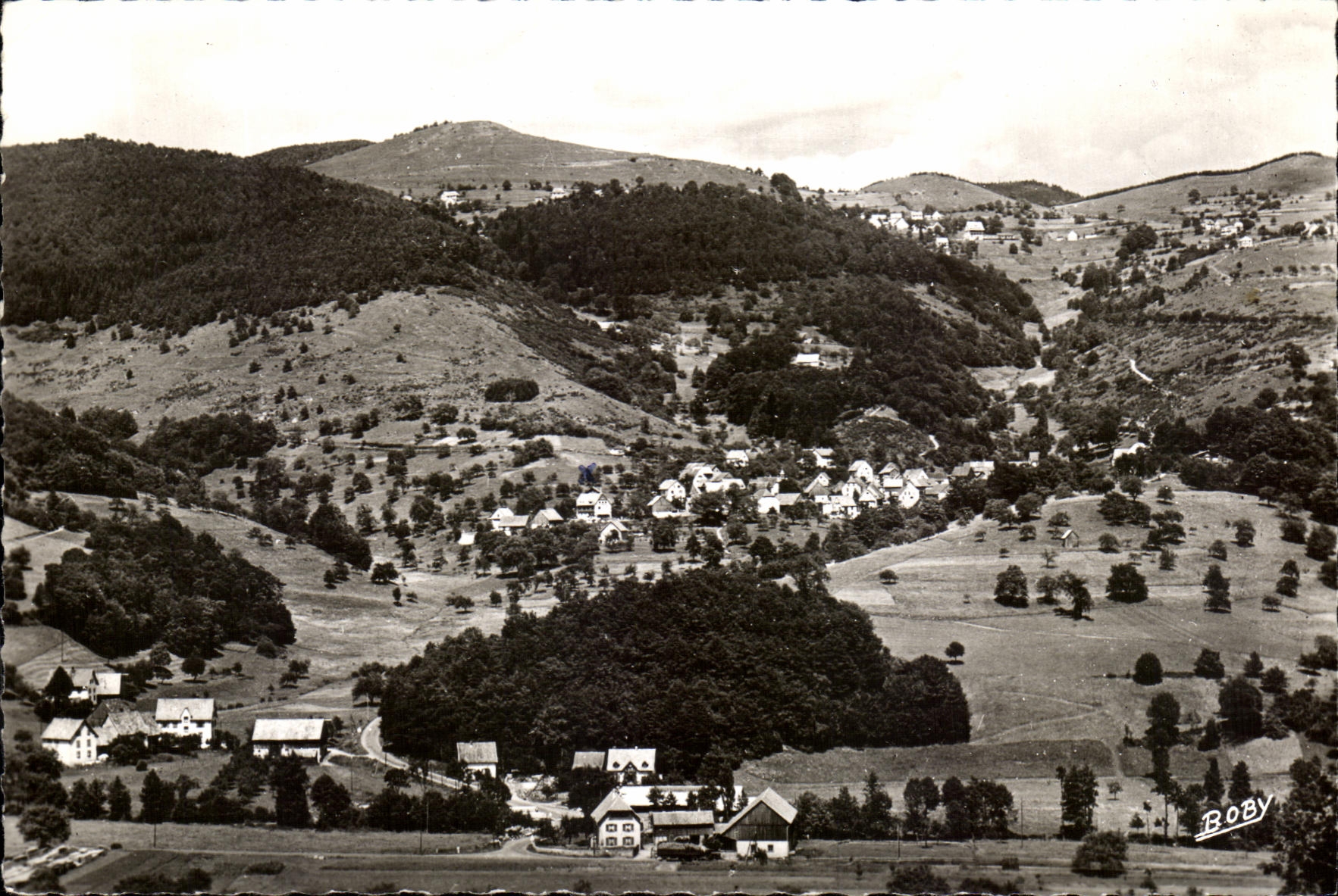CPSM the Valley De Munster Seen On Hohrod And Hohroderg
