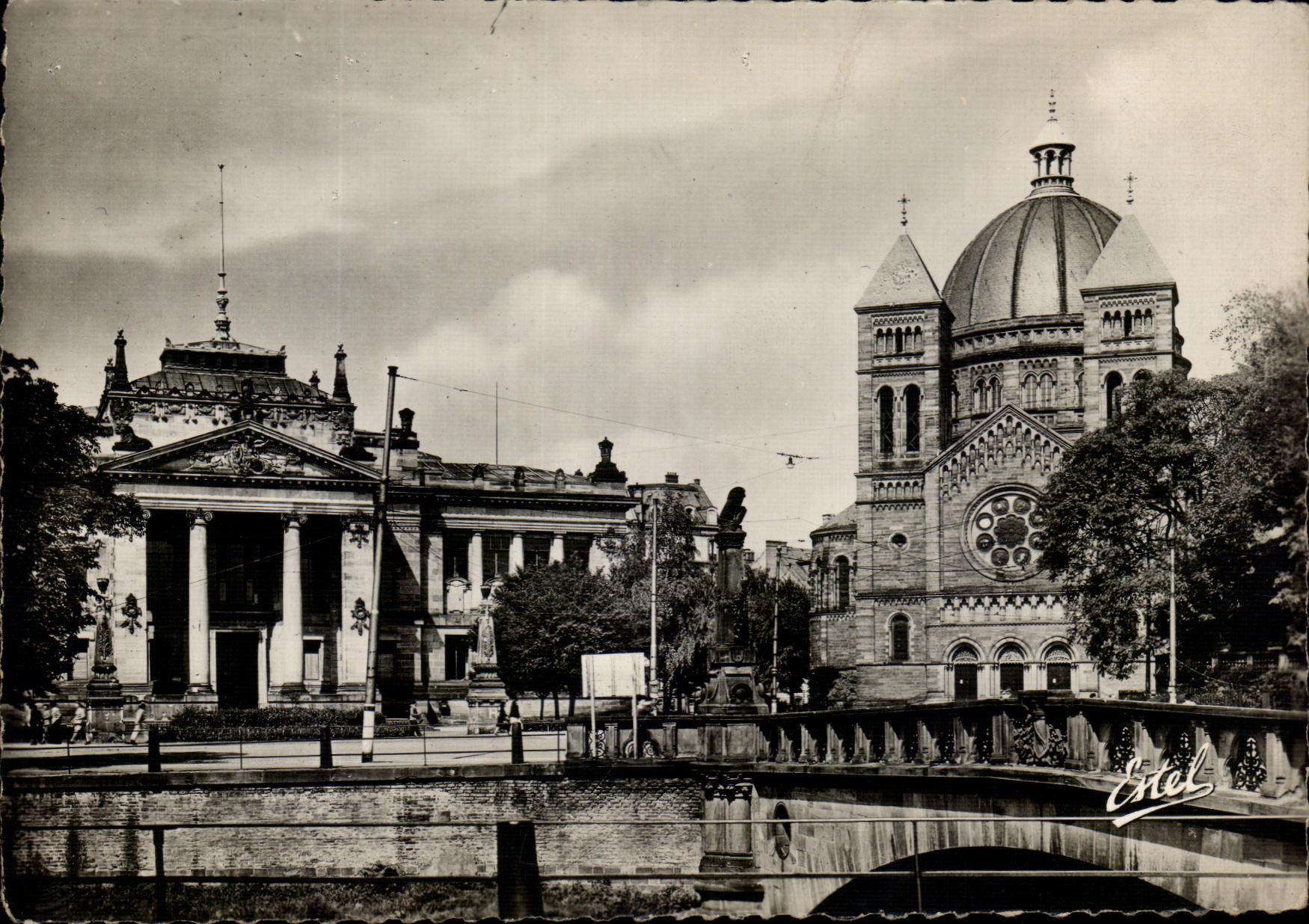 CPA holy Strasbourg Church Pierre the Young person And Law courts