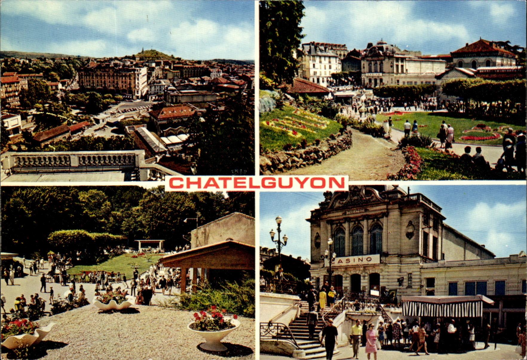 Balneario termal de Chatelguyon de la TARJETA MODERNA de Auvergne