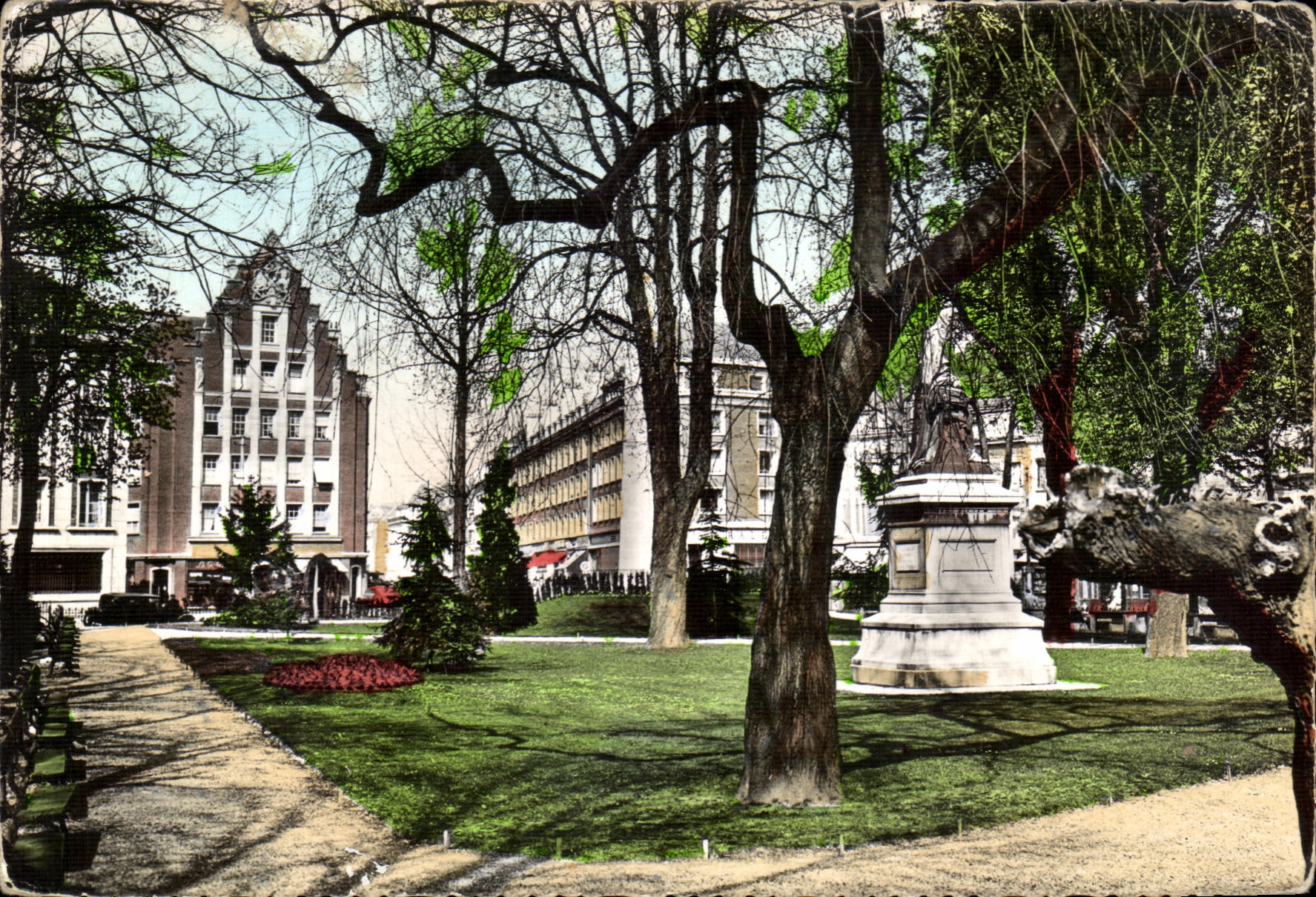 CPSM Amiens the Public garden Rene Coblet