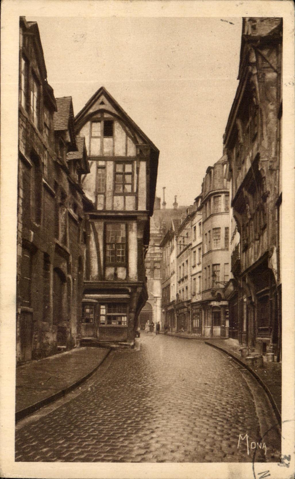 CPA Rouen La City Musee La Street Saint Romain