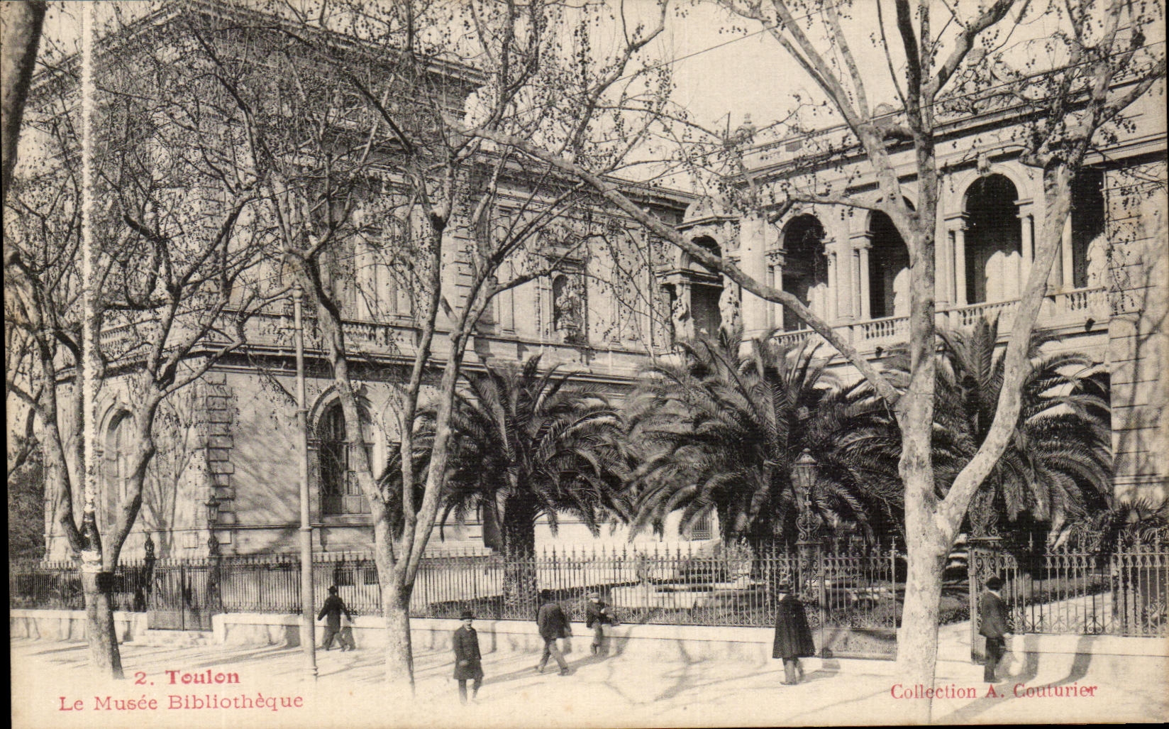 CPA Toulon the Museum Library