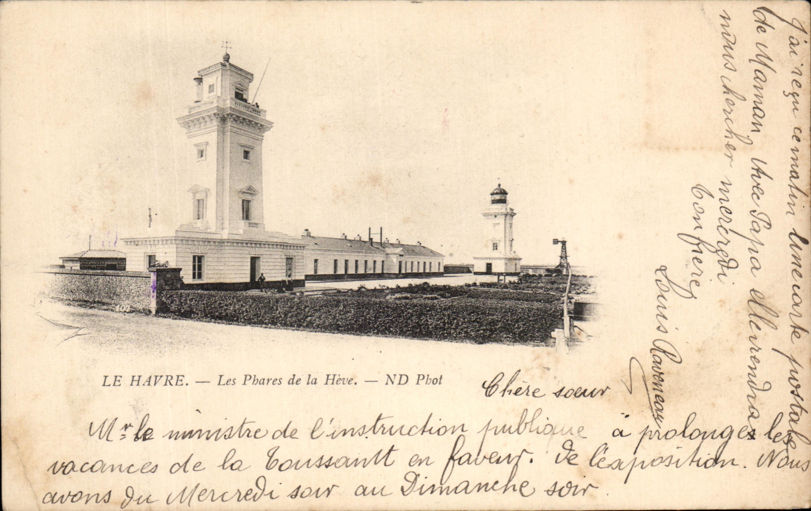 CPA Le Havre Les Phares de la Here
