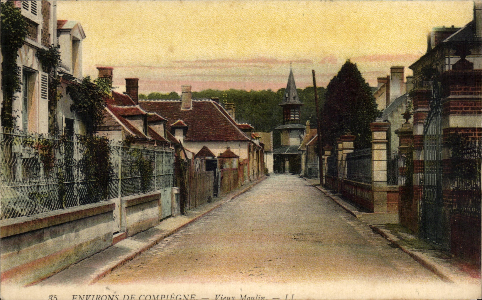 Alrededores de CPA del molino viejo de Compiegne