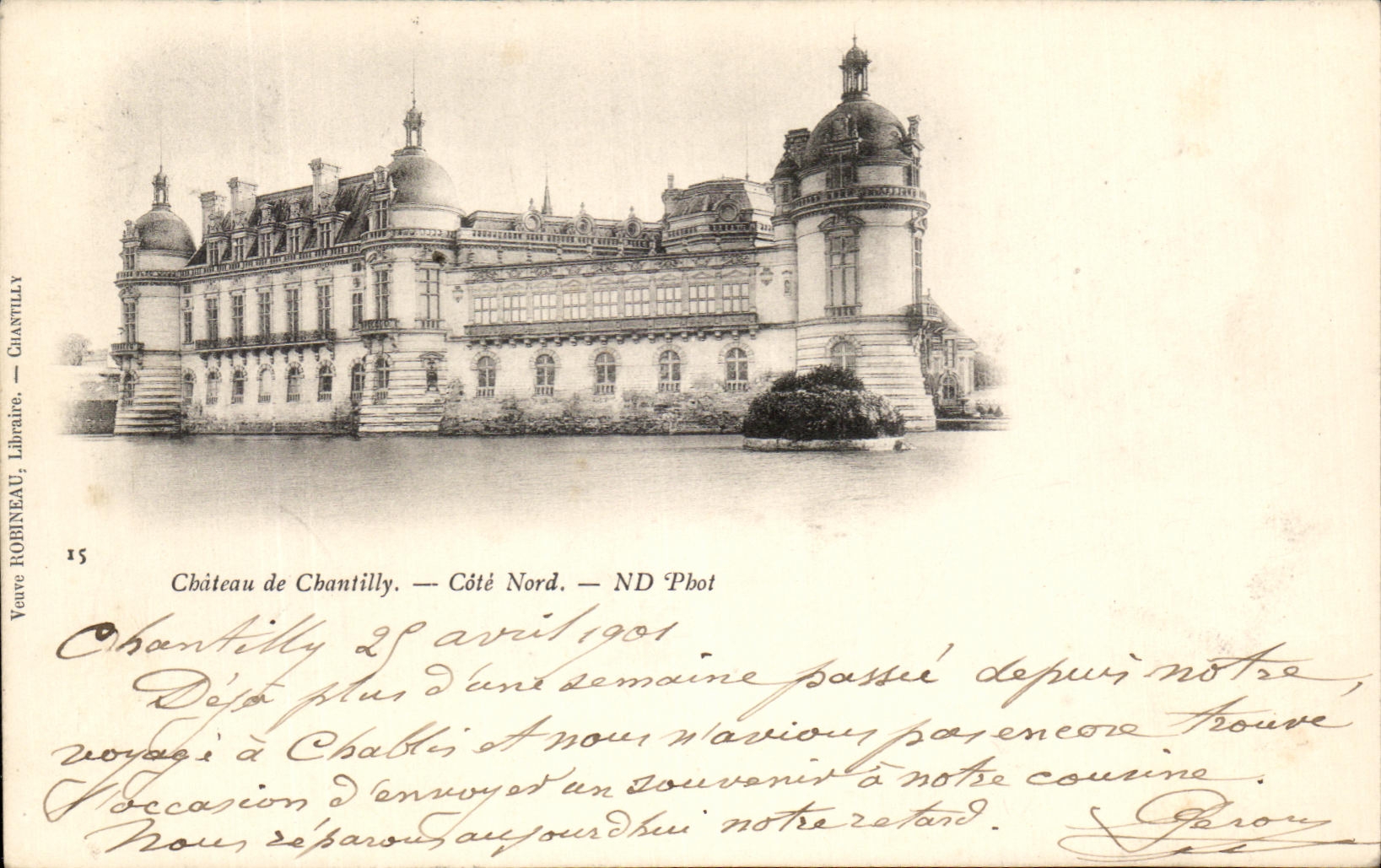 CPA Chatreau de Chantilly Cote nord