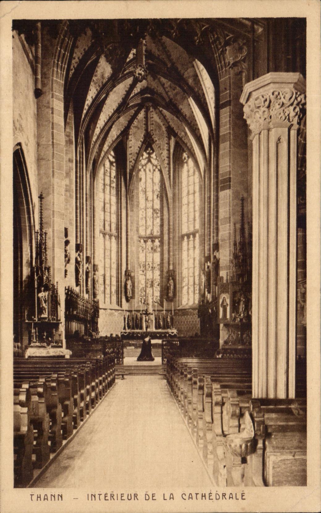CPA Interior Thann Of the Cathedral