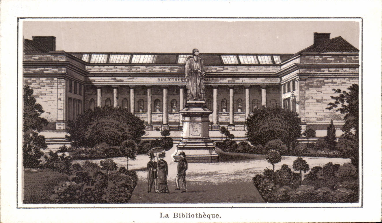 CPA the Amiens Library