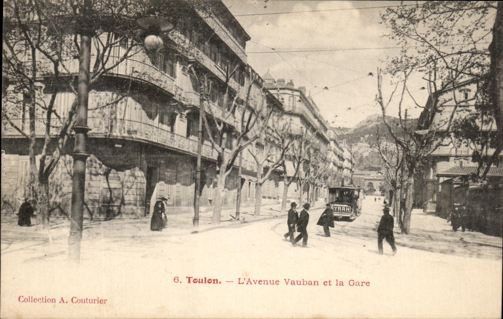 CPA Toulon the Avenue Vauban Et La Parks
