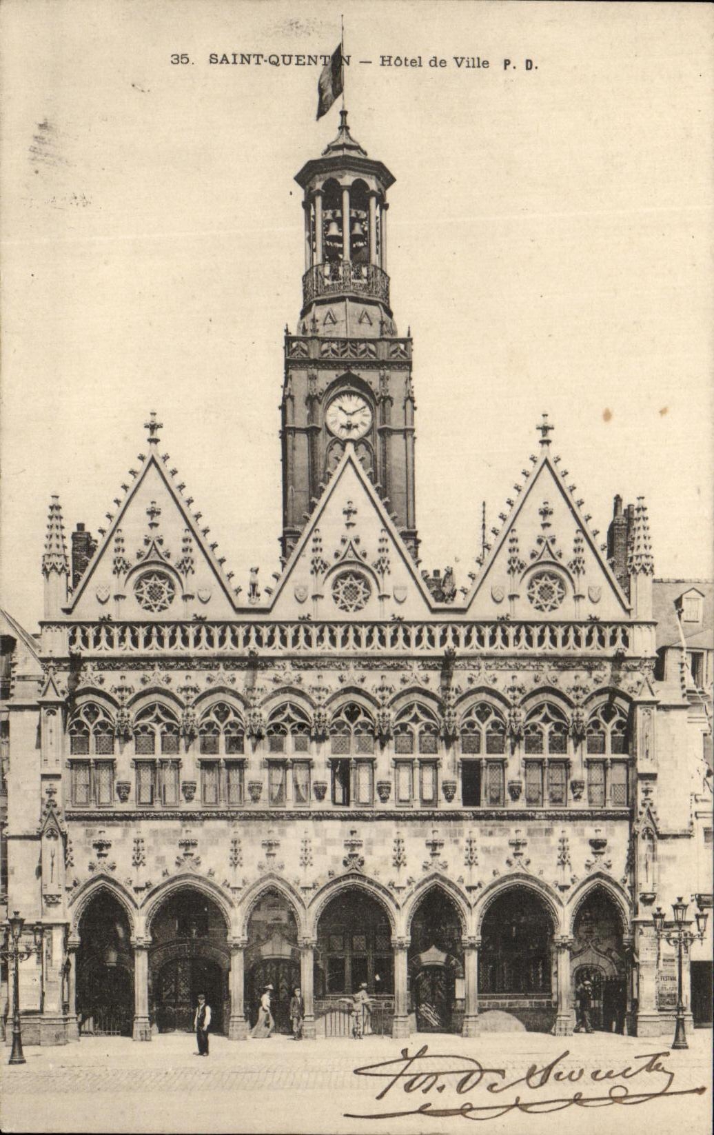 CPA Saint Quentin Hotel de Ville